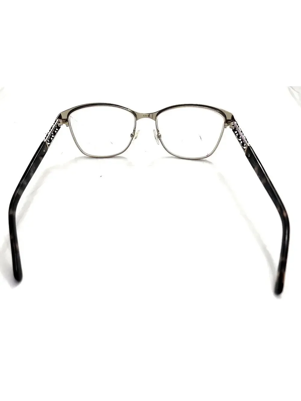 Oscar De La Renta OSL467 001 Black Metal Silver Eyeglasses 53-16 135